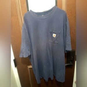 Carhartt Men’s Blue Short-Sleeve Pocket Tee Sz 2XL  AS IS